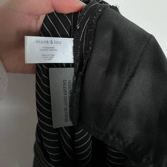 Monk & Lou pinstripe office trouser pants - Picture 7 of 7